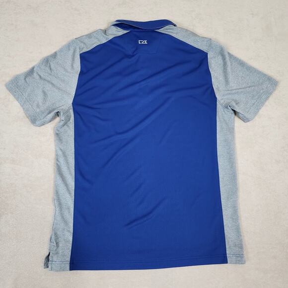 UNCW Seahawks Polo Shirt Blue gray Drytec 50+ UPF Wilmington NC COLLEGE SPORT M - Picture 3 of 10